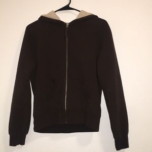 Brown Zip-Up Jacket